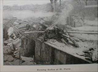 Martinique Volcano 1902 Mount Pelee Destroy St Pierre  