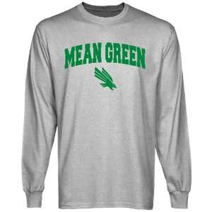  North Texas Mean Green Ash Logo Arch Long Sleeve T shirt 