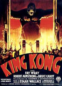 King Kong Fay Wray 1933 Vintage movie poster item 5  