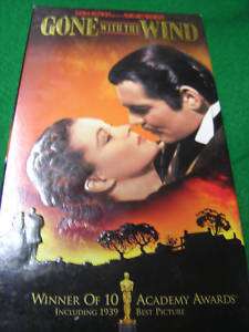 VHS Movie GONE WITH THE WIND 2 tape set  
