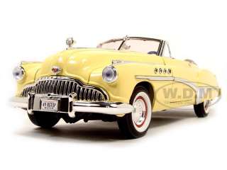 1949 BUICK CONVERTIBLE YELLOW 118 SCALE DIECAST MODEL  