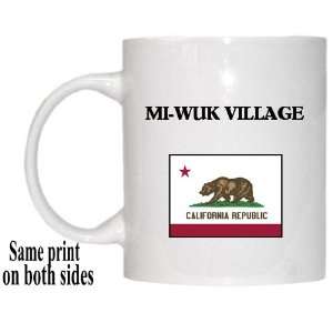  US State Flag   MI WUK VILLAGE, California (CA) Mug 