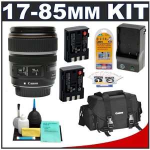 com Canon EF S 17 85mm f/4 5.6 IS USM Lens + Accessory Kit for Canon 