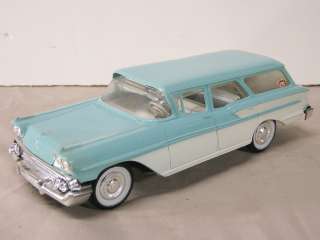 1958 Chevy Impala Station Wagon in Light Blue/White (White Interior)