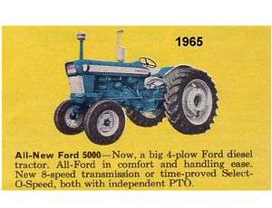 1965 Ford 5000 Tractor Refrigerator Magnet  