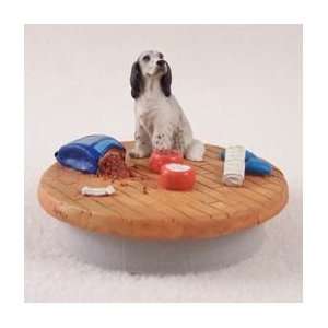  English Setter Belton Blue Candle Topper Tiny One A Day 