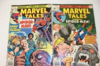 CM Lot of 9 Comics Spiderman Spidy Marvel Tales 1977  