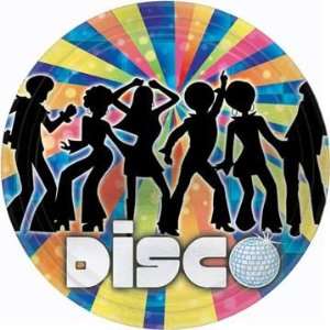  Disco Lunch Plates 8ct Toys & Games