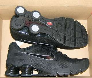 Nike Shox Turbo +12 Black 454166 001 Mens sz 10.5  