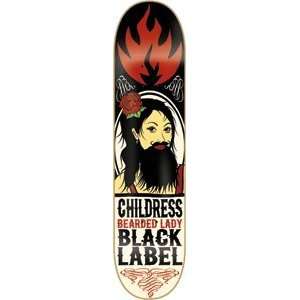   Chet Childress Blacklight Freak Show Skateboard Deck   7.75 x 31.5