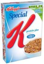 Low Carb Foods   Kelloggs Special K Protein Plus, 13.5 oz. Boxes 