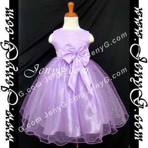 S11 Flower Girls/Communion Gown Dress Purple 0 5 Years  