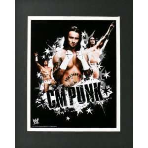  WWE CM Punk Matted Photo Toys & Games