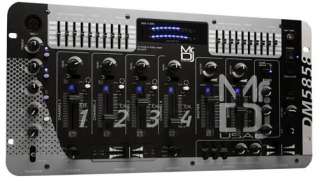 Mr DJ DM 5858 Pro DJ Mixer w/ Dual 10 Band Graphic EQ  
