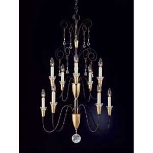  Schonbek Worldwide 6910 26CL 10 Light Timbrel Chandelier 