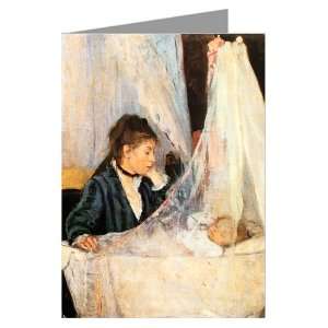   Card (10x13 Inch) of Berthe Morisots the Cradle 1872