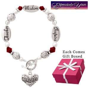  Teacher Wisdom Inspire Expressively Yours Bracelet (Gift 