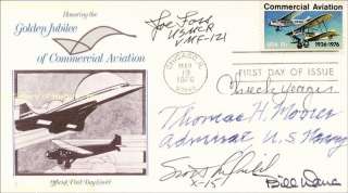 CHUCK YEAGER   FIRST DAY COVER SIGNED  