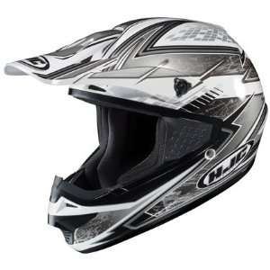   CS MX Blizzard Motocross Helmet MC 5 Black Large L 186 954 Automotive