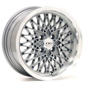 15x7 Axis Og San (Graphite w/ Machine Polished Lip) Wheels/Rims 4x100 