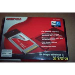  54 Mbps wireless G PC Card 54 g 802.11g