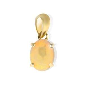  9ct Yellow Gold Opal Pendant Jewelry