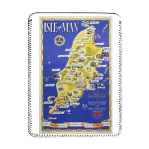  Isle of Man Map poster   British Railways   iPad Cover 