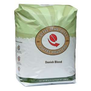 Coffee Bean Direct Danish Blend, Whole Bean Coffee, 5 Pound Bag 