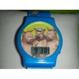  Shrek 2 Three Little Pigs Digital Wrist Watch Glow in the 