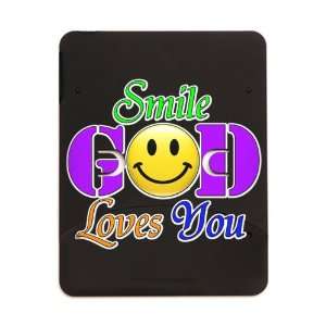  iPad 5 in 1 Case Matte Black Smile God Loves You 