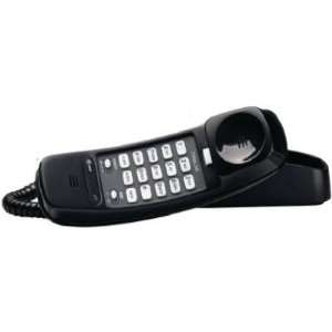   Black Trimline Corded Phone Lighted Dial Receiver Volume Control Home