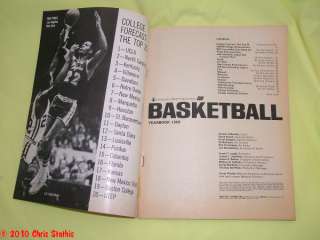 1969 Basketball Yearbook NBA ABA Roundup Pistol Pete  