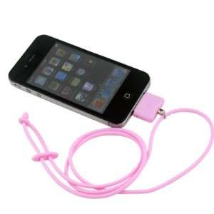  For iPhone iPod touch Neck Strap Danglet Connector (Pink 