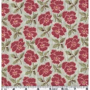  45 Wide Empress Woo Roses Lt.Green Fabric By The Yard 