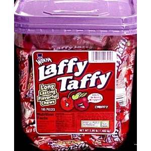 Wonka Laffy Taffy Tub Cherry  Grocery & Gourmet Food