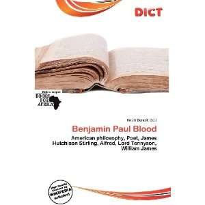  Benjamin Paul Blood (9786135858259) Knútr Benoit Books
