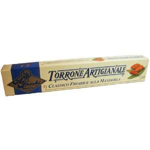 Fieschi Torrone Artiginale Tradtional Italian Nougat with Almonds 