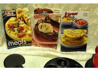Xpress Redi Set Go Grill with Insert Pan/Spatula/Recipes  