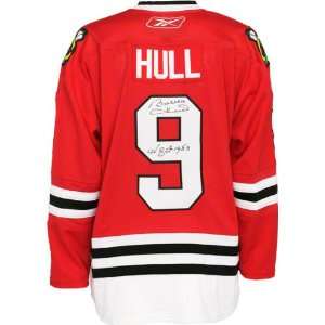  Bobby Hull Autographed Jersey  Details Chicago 