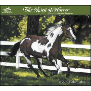 Lesley Harrison 2012 THE SPIRIT OF HORSES Amcal Art Calendar  