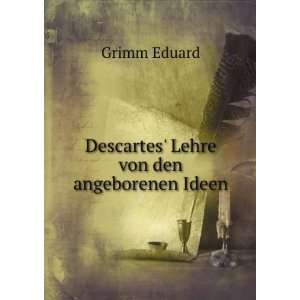    Lehre von den angeborenen Ideen Grimm Eduard  Books