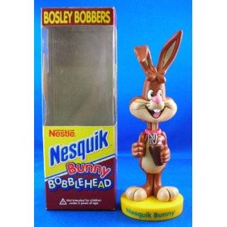 Linited Edition Rare Nesquik Nesquick Bunny Bobble Head Bosley Bobber