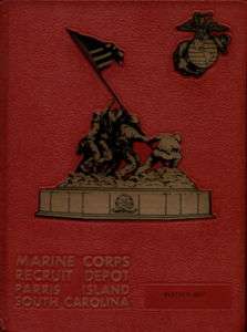 Yearbook Marine Corps Parris Island Platoon 2037 1983  