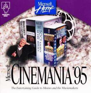MS Cinemania 95 MAC CD movie encyclopedia reference  