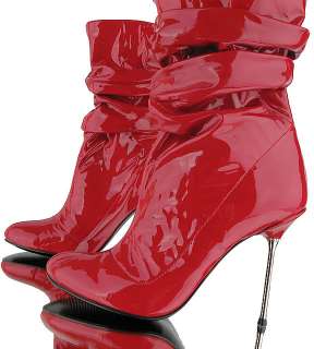 NEW COLLECTION STILETTO PATENT ANKLE BOOTS SHOES EU 40  