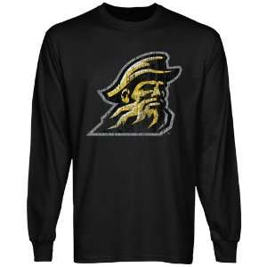 Appalachian State Mountaineers Distressed Primary Long Sleeve T Shirt 