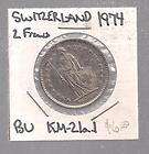 Switzerland   2 Francs   1974   Gem B. U.   KM 21a.1   #26