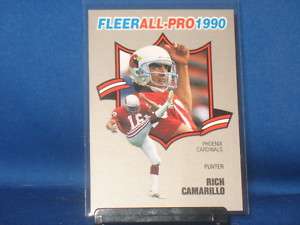 Rich Camarillo 1990 Fleer All Pro #22 Phoenix Cardinals  