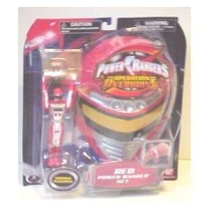  Power Ranger Operation Overdrive Red Mask and Watch Set 