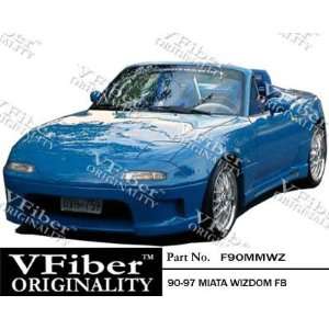  Mazda Miata 90 98 2dr VFiber FRP Wizdom 4pc Body Kit Automotive